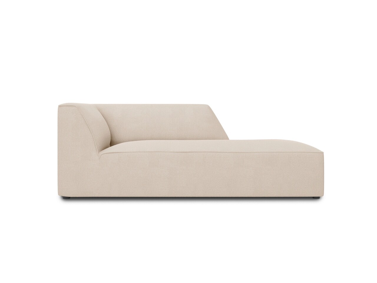 Sezlong living dreapta 1 loc, Ruby, Micadoni Home, BL, 180x93x69 cm, poliester, bej - imagine 6